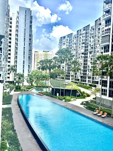 Prive, 31 Punggol Field, 3 Bedrooms, 1,227 sqft, Executive Condominium For Rent, by Desiree Ang, 500225955 - Pool View - PropertyGuru.com.sg