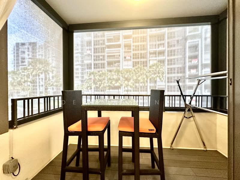 Prive, 31 Punggol Field, 3 Bedrooms, 1,227 sqft, Executive Condominium For Rent, by Desiree Ang, 500225955 - Living Room Balcony - Relax corner - PropertyGuru.com.sg