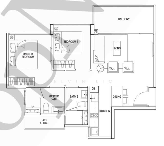 Waterbay, 47 Edgefield Plains, 2 Bedrooms, 753 sqft, Executive Condominium For Sale, by Kelvin Lim, 500225996 - PropertyGuru.com.sg