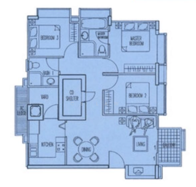 East Shine, 57 Lorong Melayu, 3 Bedrooms, 980 sqft, Apartment For Sale, by CS Law, 500226016 - PropertyGuru.com.sg