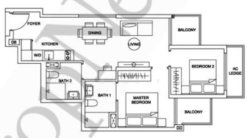 Urban Treasures, 205 Jalan Eunos, 2 Bedrooms, 700 sqft, Condominium For Sale, by Ong Beng Yew, 500226023 - PropertyGuru.com.sg