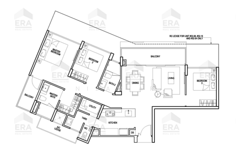 River Isles, 54 Edgedale Plains, 3 Bedrooms, 1,141 sqft, Condominium For Sale, by Nizam AR, 500226048 - PropertyGuru.com.sg