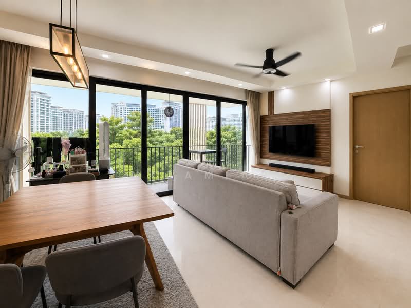 River Isles, 54 Edgedale Plains, 3 Bedrooms, 1,141 sqft, Condominium For Sale, by Nizam AR, 500226048 - Living Room - PropertyGuru.com.sg