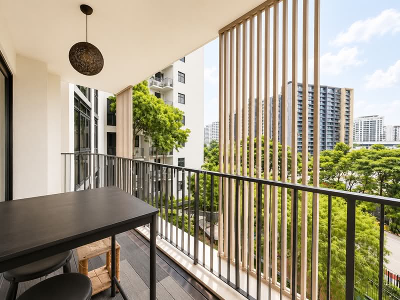 River Isles, 54 Edgedale Plains, 3 Bedrooms, 1,141 sqft, Condominium For Sale, by Nizam AR, 500226048 - Balcony - PropertyGuru.com.sg