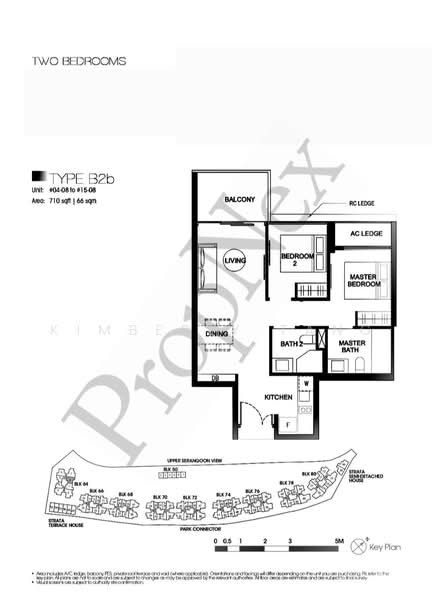 Kingsford Waterbay, 84 Upper Serangoon View, 2 Bedrooms, 710 sqft, Condominium For Sale, by Kimberly Tang, 500226137 - PropertyGuru.com.sg