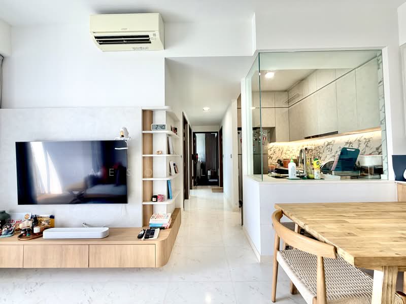 Queens Peak, 3 Dundee Road, 3 Bedrooms, 840 sqft, Condominium For Sale, by Jaeson Lin 林暉盛, 500226155 - Living Room - PropertyGuru.com.sg