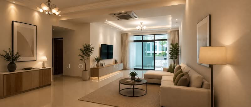 Hillview Heights, 27 Hillview Avenue, 4 Bedrooms, 1,679 sqft, Condominium For Rent, by Joyyce Goh, 500226161 - Living Room - PropertyGuru.com.sg