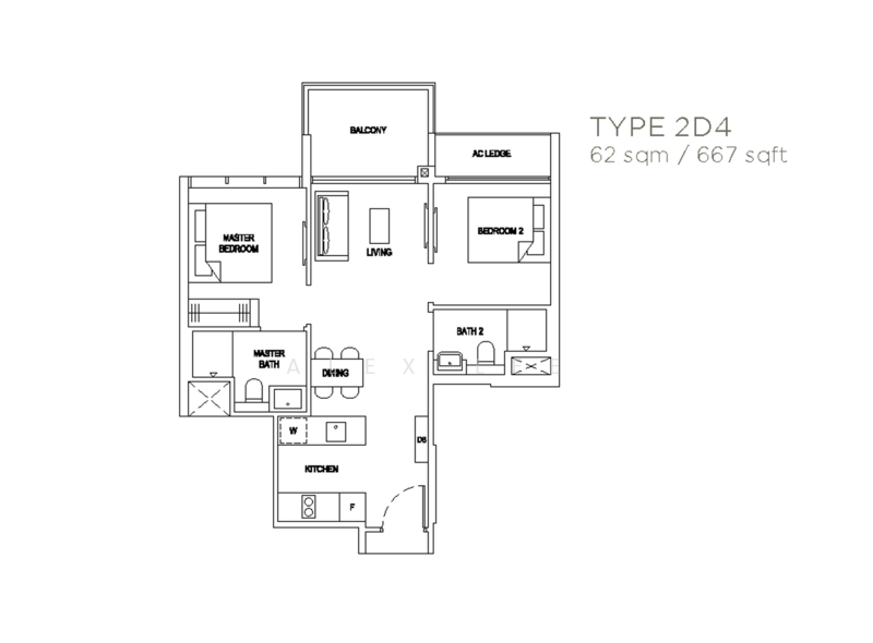 The Florence Residences, 89 Hougang Avenue 2, 2 Bedrooms, 667 sqft, Condominium For Sale, by Alex Lee, 500226264 - PropertyGuru.com.sg