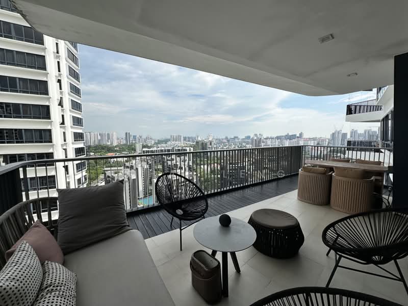 d'Leedon (Former Farrer Court), 5 Leedon Heights, 4 Bedrooms, 2,110 sqft, Condominium For Sale, by Johan Leng, 500226326 - Balcony - PropertyGuru.com.sg
