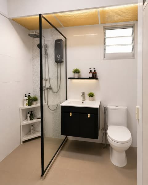187B Fengshan GreenVille, 187B Bedok North Street 4, 3 Bedrooms, 1,001 sqft, HDB Flat For Sale, by Jay Ng, 500226359 - Bathroom - PropertyGuru.com.sg