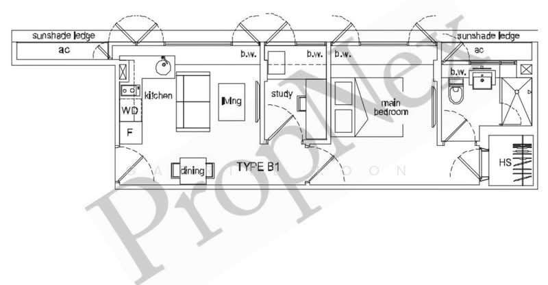 Airstream, 26 St Michael's Road, 2 Bedrooms, 495 sqft, Condominium For Sale, by Gabriel Koon, 500226366 - PropertyGuru.com.sg