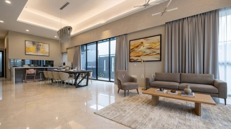 Modern-built Corner Terrace @ Upper Toh Tuck Terrace • 1km Pei Hwa Presbyterian★Eminence Landed★, Upper Toh Tuck Terrace, 5 Bedrooms, 5,382 sqft, Corner Terrace For Sale, by Clarry Au, 500226395 - Living Room - PropertyGuru.com.sg