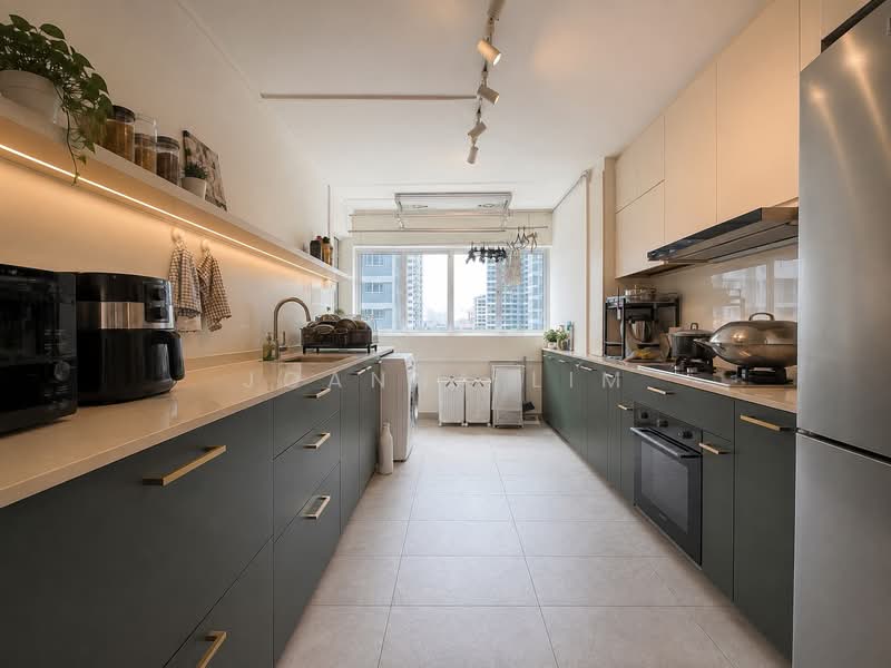 205 Clementi Avenue 6, 205 Clementi Avenue 6, 3 Bedrooms, 980 sqft, HDB Flat For Sale, by Joanna Lim, 500226456 - Kitchen - PropertyGuru.com.sg