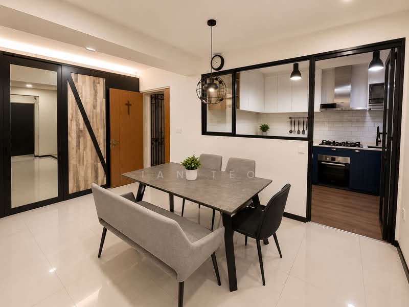 574B Woodlands Glen, 574B Woodlands Drive 16, 3 Bedrooms, 1,001 sqft, HDB Flat For Sale, by Ian Teo, 500226462 - Dining Room - PropertyGuru.com.sg