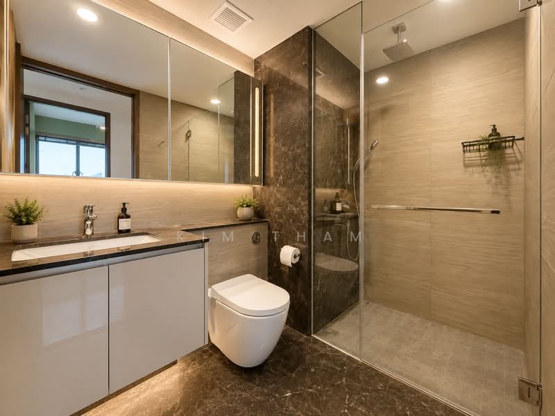 Parc Esta, 822 Sims Avenue, Eunos / Geylang / Paya Lebar, 2 Bedrooms, 635 sqft, Condominium For Sale, by Kim Tham, 500226469 - Bathroom - PropertyGuru.com.sg