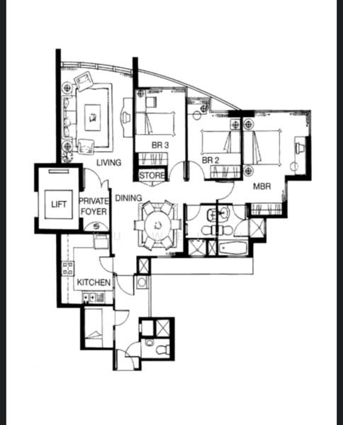 Palm Gardens, 2C Hong San Walk, 3 Bedrooms, 1,206 sqft, Condominium For Sale, by Xu Weiru, 500226502 - PropertyGuru.com.sg