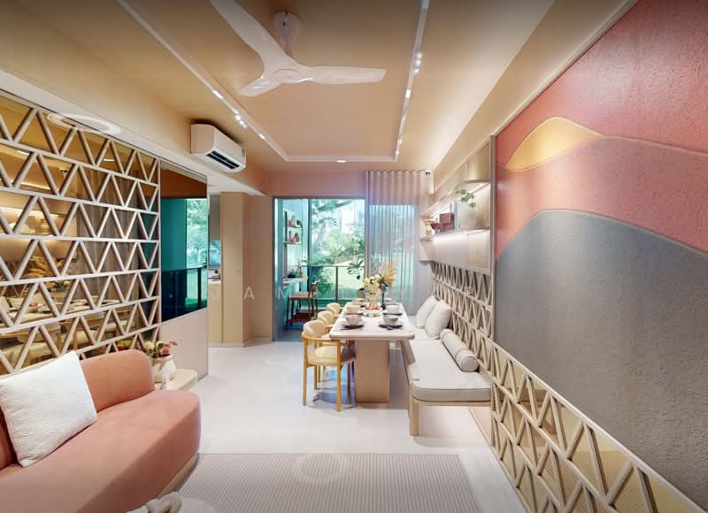 Promenade Peak, 1 Zion Road, 3 Bedrooms, 1,033 sqft, Condominium For Sale, by Jamie Yap, 500226560 - Living & Dining Room - PropertyGuru.com.sg