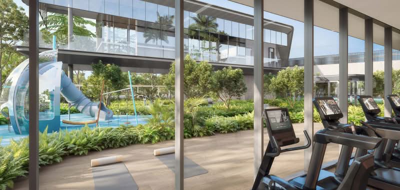 Vela Bay, 1 Bayshore Walk, 1 Bedroom, 484 sqft, Condominium For Sale, by Pearlyn Tan, 500226574 - Gym - PropertyGuru.com.sg