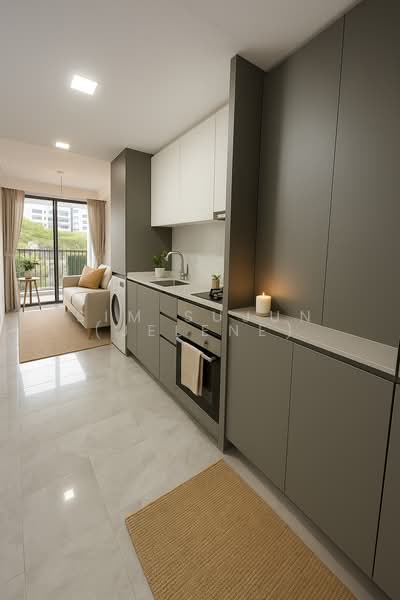 Affinity At Serangoon, 30 Serangoon North Avenue 1, 1 Bedroom, 474 sqft, Condominium For Sale, by Sim Sujun (Jelene), 500226613 - Kitchen - PropertyGuru.com.sg