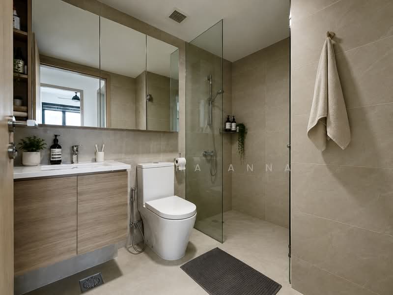 Treasure at Tampines, 5 Tampines Lane, 2 Bedrooms, 581 sqft, Condominium For Sale, by Tabitha Anna, 500226622 - Bathroom - PropertyGuru.com.sg