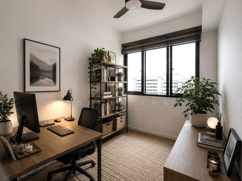 Treasure at Tampines, 5 Tampines Lane, 2 Bedrooms, 581 sqft, Condominium For Sale, by Tabitha Anna, 500226622 - Study - PropertyGuru.com.sg