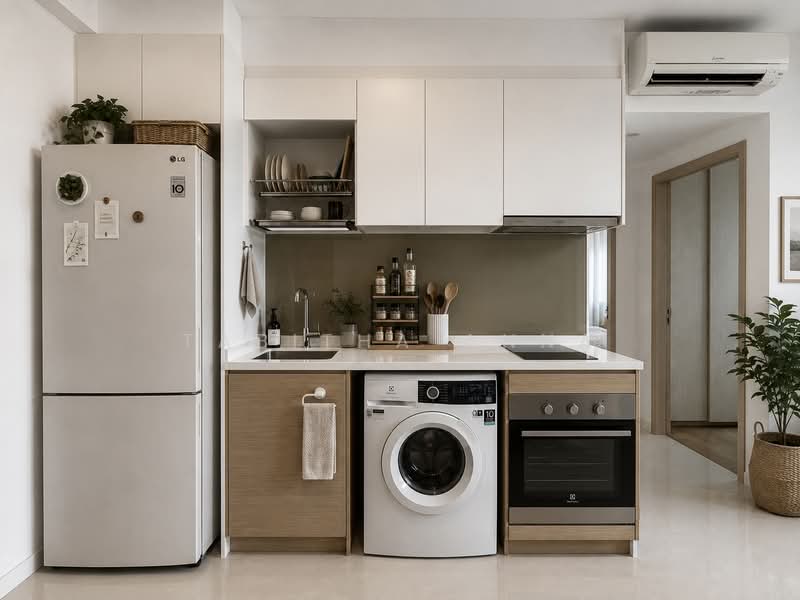 Treasure at Tampines, 5 Tampines Lane, 2 Bedrooms, 581 sqft, Condominium For Sale, by Tabitha Anna, 500226622 - Kitchen - PropertyGuru.com.sg