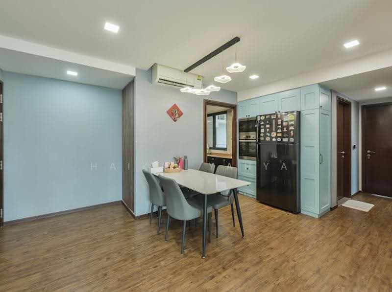 Riverparc Residence, 90 Punggol Drive, Hougang / Punggol / Sengkang, 3 Bedrooms, 1,076 sqft, Executive Condominium For Sale, by Haikal Yahya, 500226712 - Dining Room - PropertyGuru.com.sg