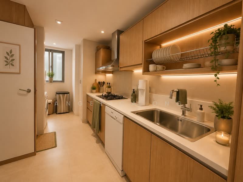 The Berth by the Cove, 228 Ocean Drive, 3 Bedrooms, 1,615 sqft, Condominium For Sale, by Angelica Ong, 500226727 - Kitchen - PropertyGuru.com.sg