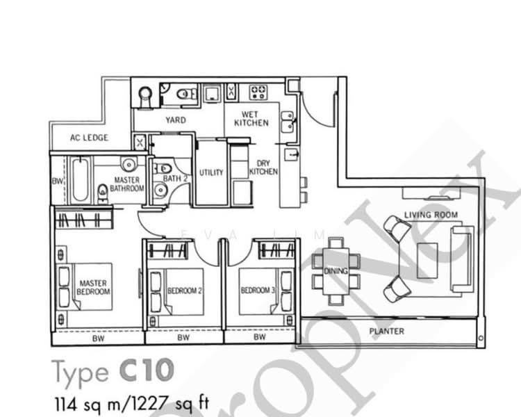 The Centris, 61 Jurong West Central 3, 3 Bedrooms, 1,227 sqft, Condominium For Sale, by Eva Lim, 500226747 - PropertyGuru.com.sg