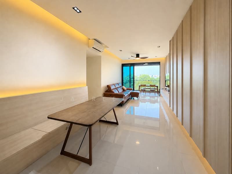 Treasure at Tampines, 43 Tampines Lane, 4 Bedrooms, 1,238 sqft, Condominium For Sale, by Jazreel Lim, 500226865 - Dining & Living Room - PropertyGuru.com.sg