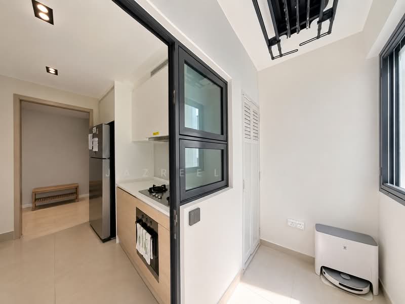 Treasure at Tampines, 43 Tampines Lane, 4 Bedrooms, 1,238 sqft, Condominium For Sale, by Jazreel Lim, 500226865 - Kitchen & Yard - PropertyGuru.com.sg