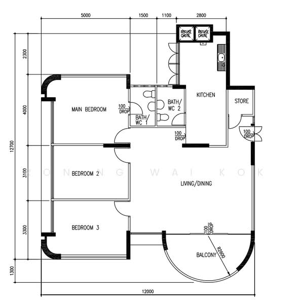 641 Hougang Avenue 8, 641 Hougang Avenue 8, 3 Bedrooms, 1,291 sqft, HDB Flat For Sale, by Ron Ng Wai Kok, 500226877 - PropertyGuru.com.sg