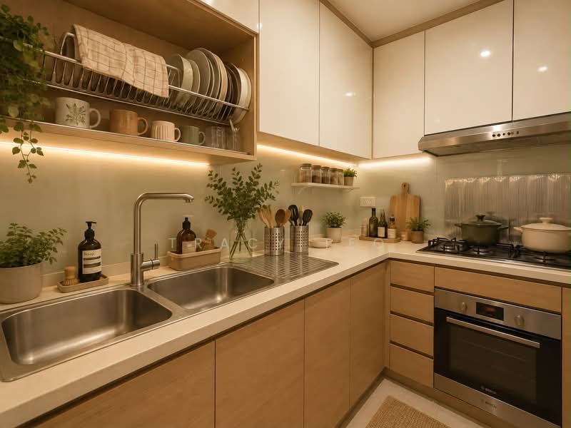 Casa Rosa, 35 Lorong Ong Lye, 3 Bedrooms, 1,109 sqft, Condominium For Sale, by Tracy Teo, 500226910 - Kitchen - PropertyGuru.com.sg