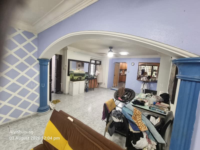 Block 507 woodlands, , 3 Bedrooms, 121 sqft, HDB Flat For Sale, by Mustaffa Hassan, 500226914 - Living Room - PropertyGuru.com.sg