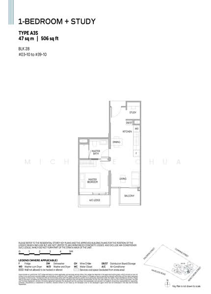 Union Square Residences, 28 Havelock Road,, 1 Bedroom, 506 sqft, Condominium For Sale, by Michelle Chua, 500226933 - A3S - PropertyGuru.com.sg