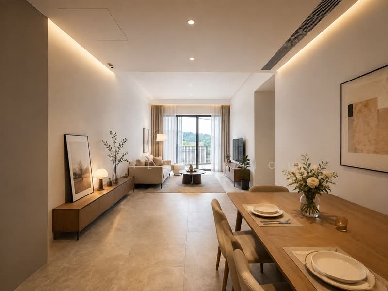 The Reef at King's Dock, 22 Harbourfront Avenue, 3 Bedrooms, 1,249 sqft, Condominium For Sale, by Vivienne Zhou, 500226938 - Living Room - PropertyGuru.com.sg