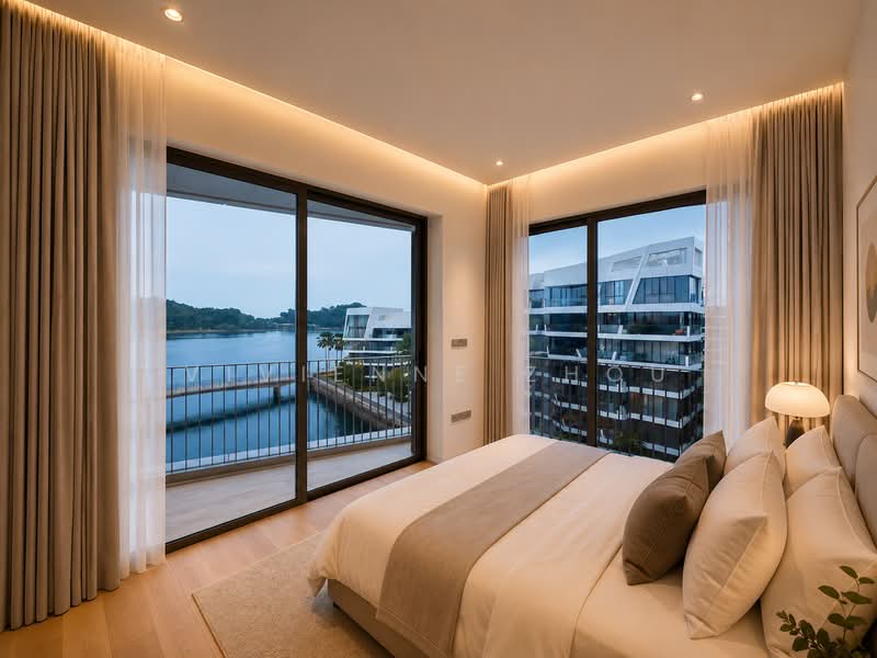 The Reef at King's Dock, 22 Harbourfront Avenue, 3 Bedrooms, 1,249 sqft, Condominium For Sale, by Vivienne Zhou, 500226938 - Bedroom - PropertyGuru.com.sg