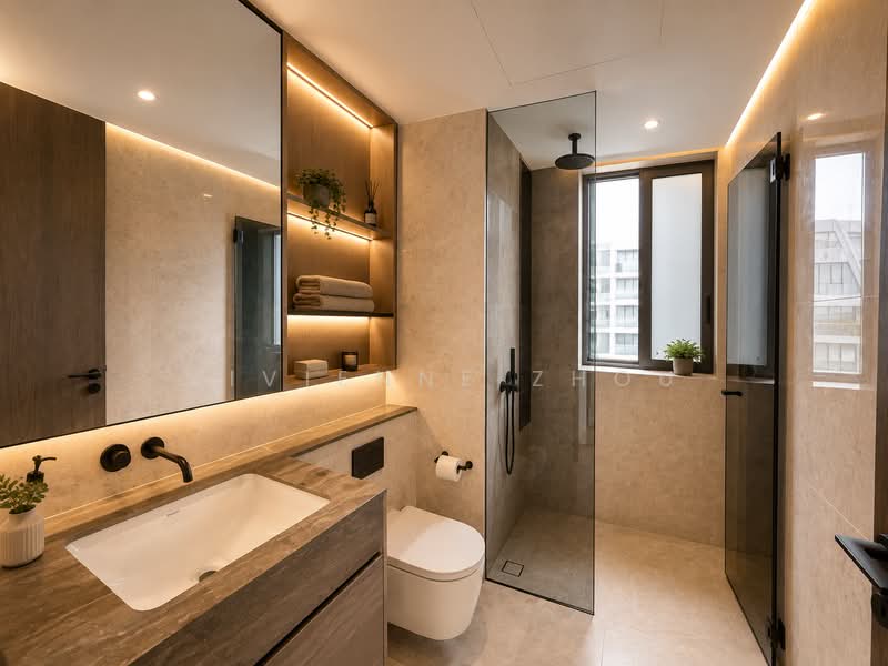 The Reef at King's Dock, 22 Harbourfront Avenue, 3 Bedrooms, 1,249 sqft, Condominium For Sale, by Vivienne Zhou, 500226938 - Bathroom - PropertyGuru.com.sg