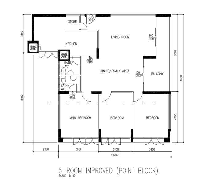54 Kent Road, 54 Kent Road, 3 Bedrooms, 1,367 sqft, HDB Flat For Sale, by Michael Long, 500226946 - PropertyGuru.com.sg