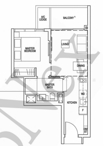Riverfront Residences, 45 Hougang Avenue 7, 1 Bedroom, 581 sqft, Condominium For Sale, by Alviss Phua 潘家涵, 500226990 - PropertyGuru.com.sg