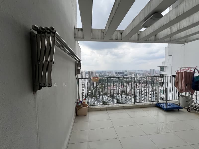Trevista, 21 Lorong 3 Toa Payoh, 2 Bedrooms, 861 sqft, Condominium For Sale, by Tan Kim Choo, 500227075 - Balcony - PropertyGuru.com.sg