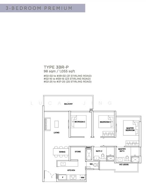Stirling Residences, 23 Stirling Road, 3 Bedrooms, 1,055 sqft, Condominium For Sale, by Lucas Jing, 500227119 - PropertyGuru.com.sg