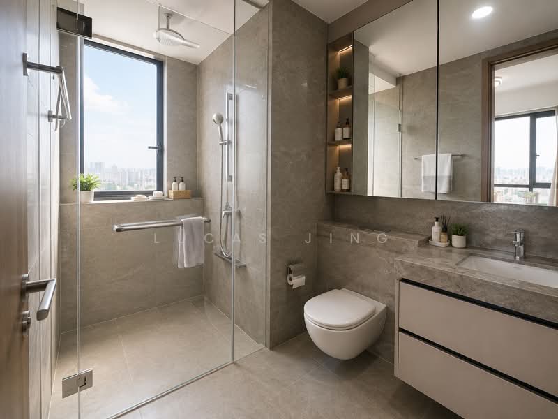 Stirling Residences, 23 Stirling Road, 3 Bedrooms, 1,055 sqft, Condominium For Sale, by Lucas Jing, 500227119 - Bathroom - PropertyGuru.com.sg