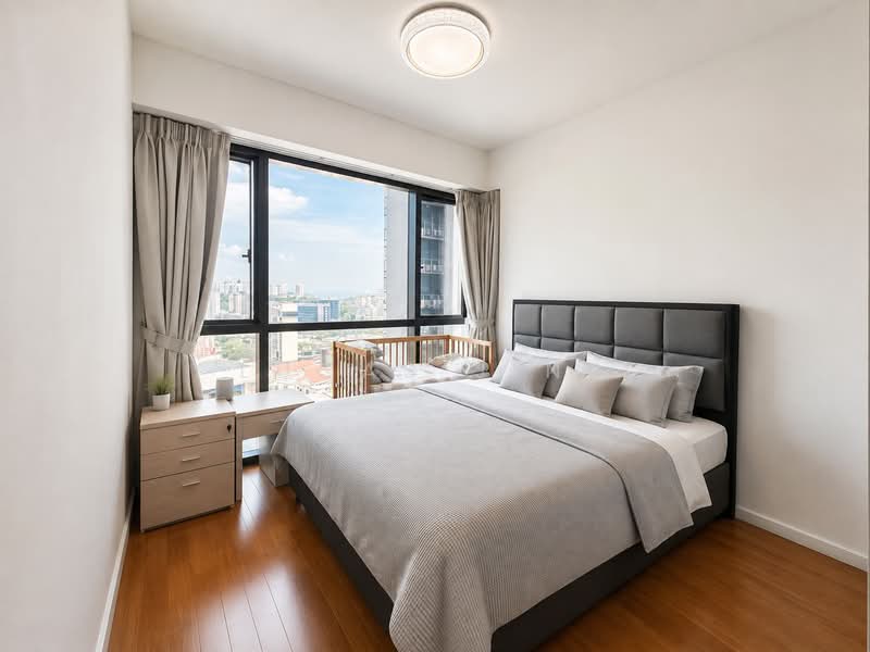 Stirling Residences, 23 Stirling Road, 3 Bedrooms, 1,055 sqft, Condominium For Sale, by Lucas Jing, 500227119 - Bedroom - PropertyGuru.com.sg