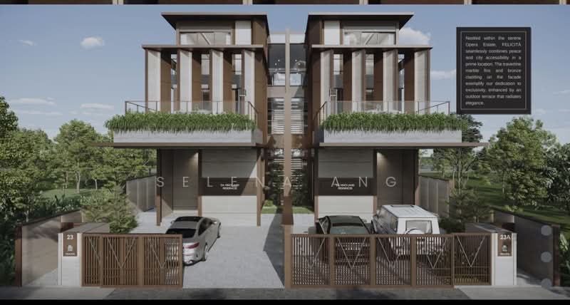 Opera Estate, Jalan Bangsawan, 5 Bedrooms, 5,900 sqft, Terraced House For Sale, by Selena Ang, 500227201 - Exterior - PropertyGuru.com.sg
