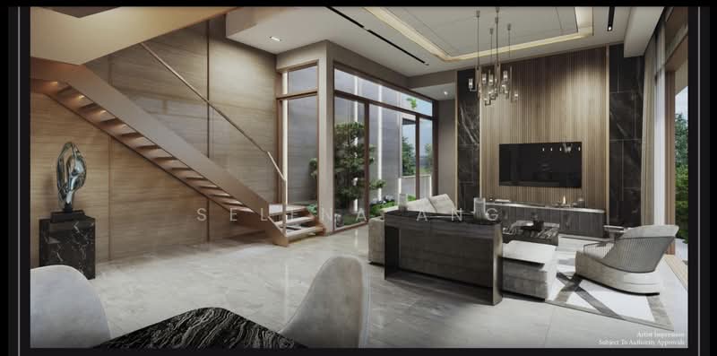 Opera Estate, Jalan Bangsawan, 5 Bedrooms, 5,900 sqft, Terraced House For Sale, by Selena Ang, 500227201 - Living Room - PropertyGuru.com.sg