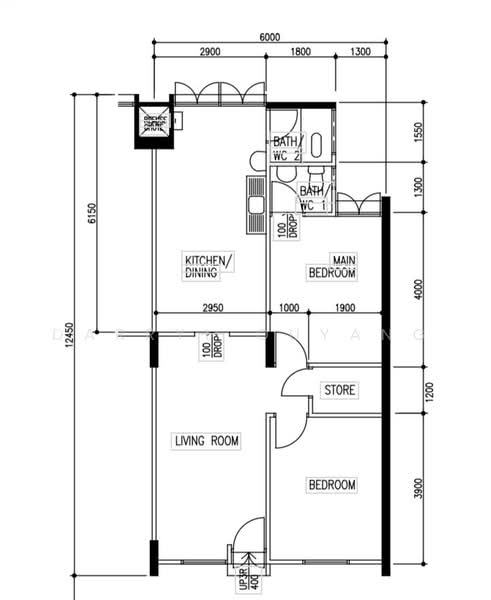 703 Bedok Reservoir Road, 703 Bedok Reservoir Road, 2 Bedrooms, 732 sqft, HDB Flat For Rent, by Darryl Ouyang, 500227247 - PropertyGuru.com.sg