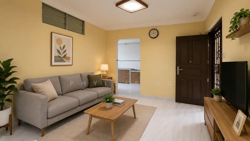144 Bishan Street 12, 144 Bishan Street 12, 3 Bedrooms, 1,109 sqft, HDB Flat For Sale, by Phyllis Ho, 500227273 - Living Room - PropertyGuru.com.sg