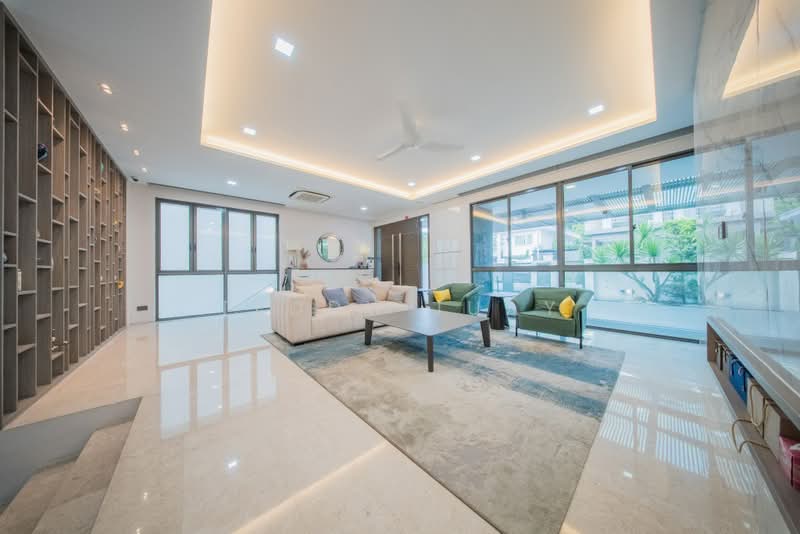 Seletar Hills Estate, Kasai Road Neram Road Saraca Road Begonia Dr Stratton Dr, 7 Bedrooms, 8,078 sqft, Detached House For Sale, by Teddy Juay, 500227276 - Living Room - PropertyGuru.com.sg