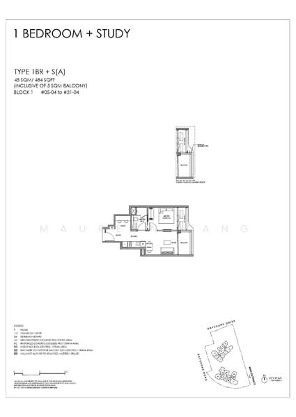Vela Bay, 1 Bayshore Walk, 1 Bedroom, 484 sqft, Condominium For Sale, by Maureen Kang, 500227288 - PropertyGuru.com.sg